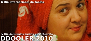 Banner publicitario deste ano, coa 'madrinha'