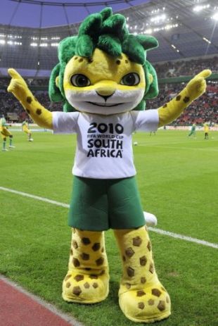 Zakumi, mascota do Mundial que comeza o 11 de xuño